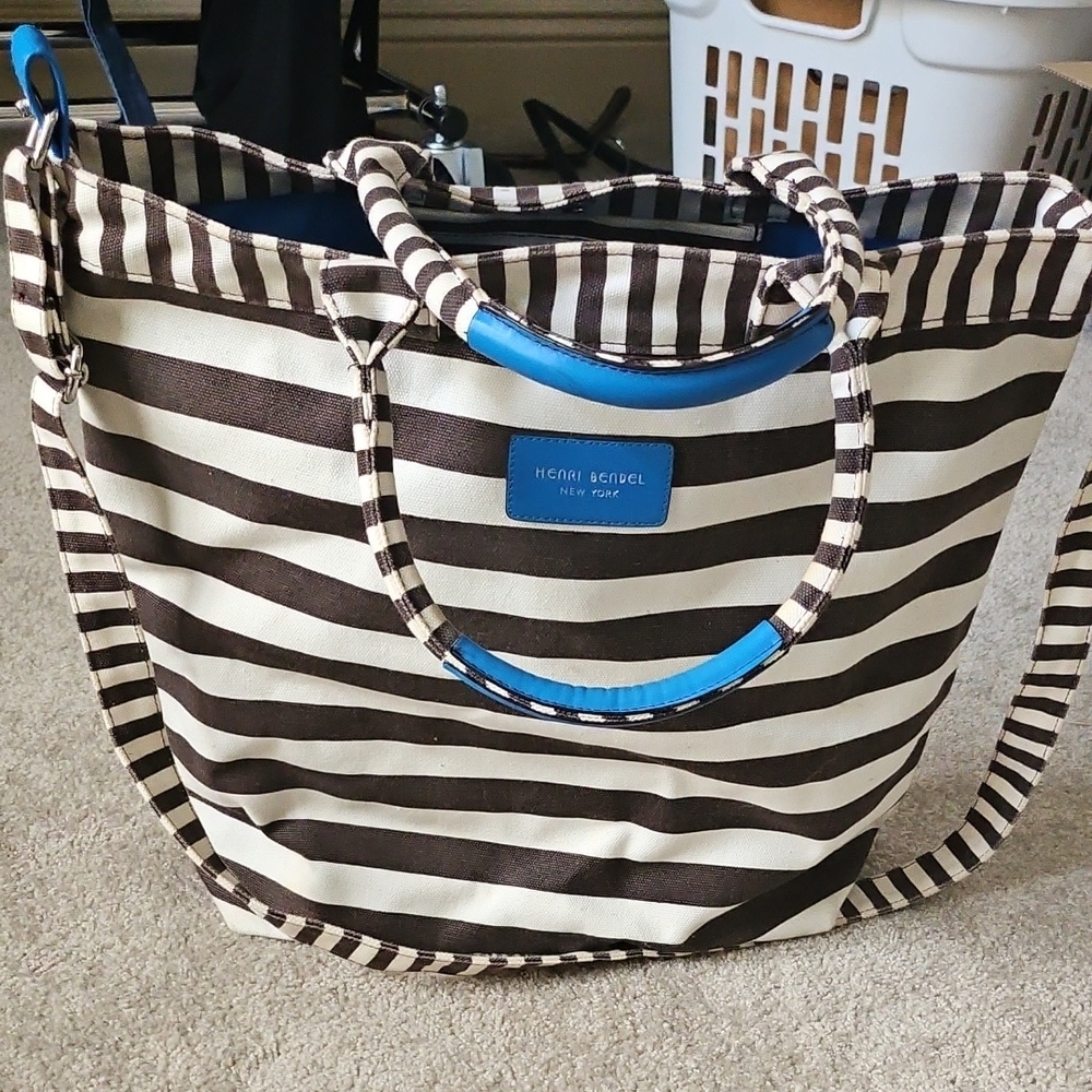 Henri Bendel Beach Baby Tote Travel Bag EUC